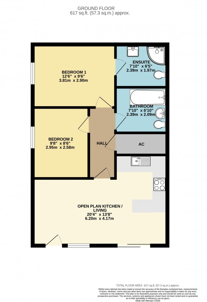 Floorplan for Blenheim Road, Lincoln