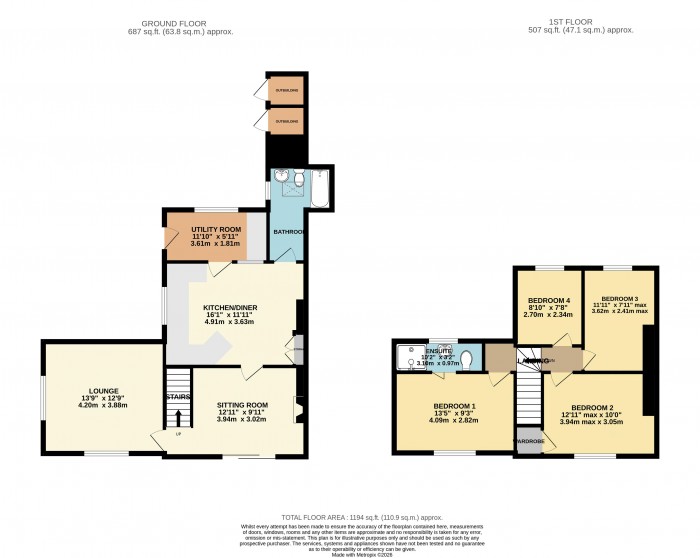 Floorplan for Kexby Road, Glentworth, Gainsborough