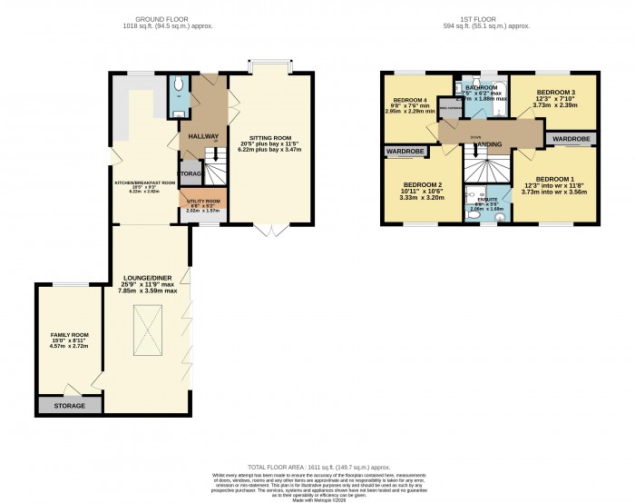 Floorplan for Hutton Way, Faldingworth, Lincoln