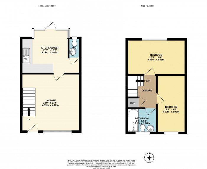 Floorplan for Wheat Lane, Hibaldstow
