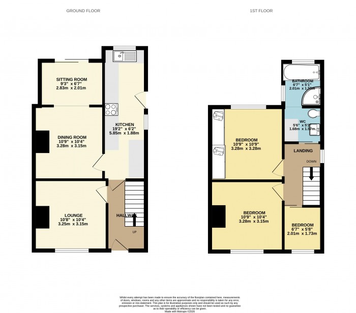 Floorplan for Bushfield Road, Scunthorpe