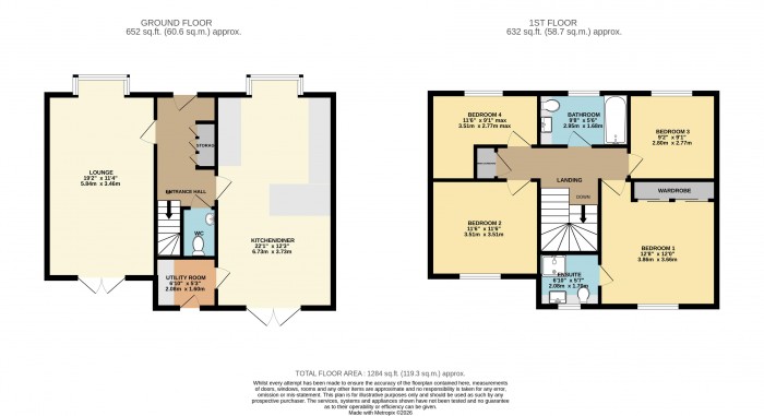 Floorplan for Top Farm Avenue, Navenby, Lincoln
