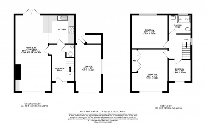 Floorplan for Constance Avenue, North Hykeham, Lincoln