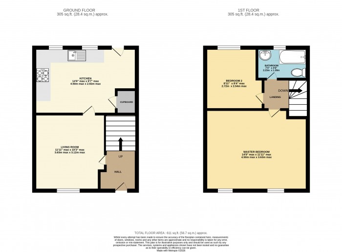 Floorplan for Redbourne Street, Scunthorpe