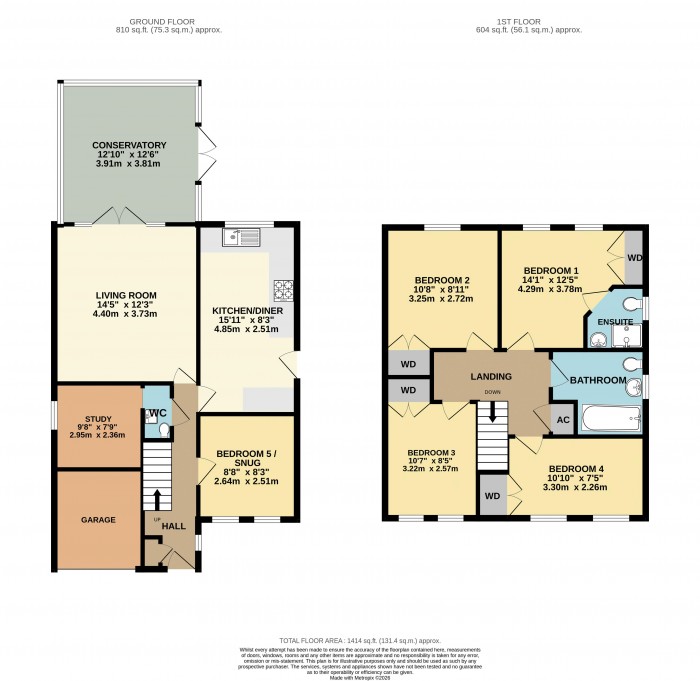 Floorplan for Orchid Road, Lincoln