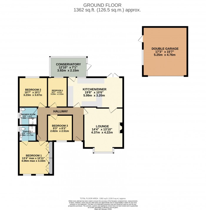 Floorplan for Westholm Close, Lincoln