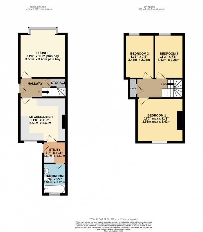 Floorplan for Burton Road, Lincoln