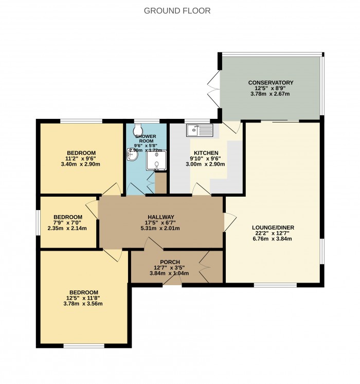 Floorplan for Stather Road, Flixborough