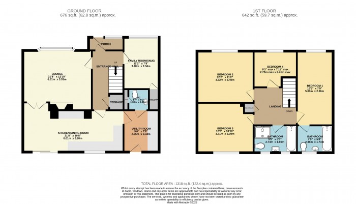 Floorplan for Raynton Close, Washingborough, Lincoln