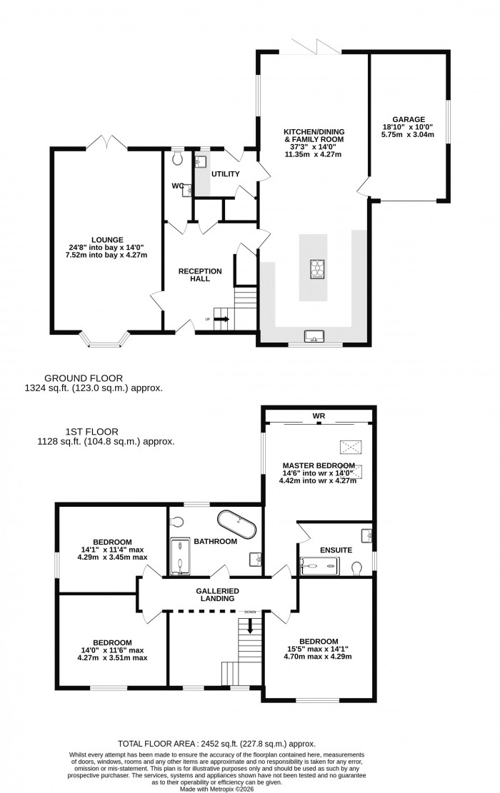 Floorplan for Secret Garden, Willingham By Stow