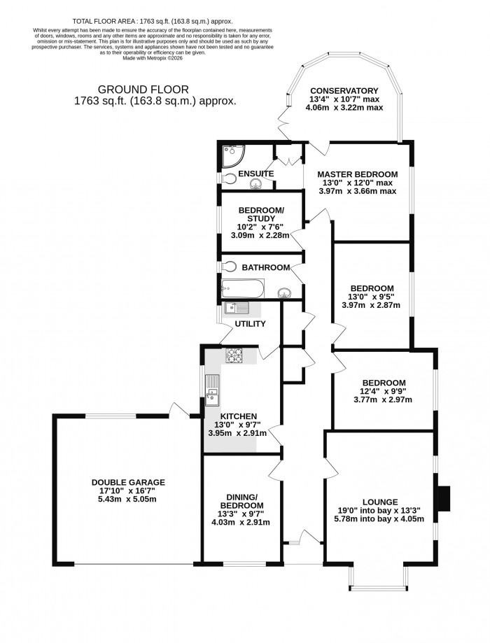 Floorplan for Village Farm Drive, Sturton By Stow, Lincoln