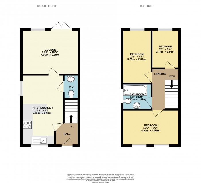 Floorplan for Grange View, Winterton