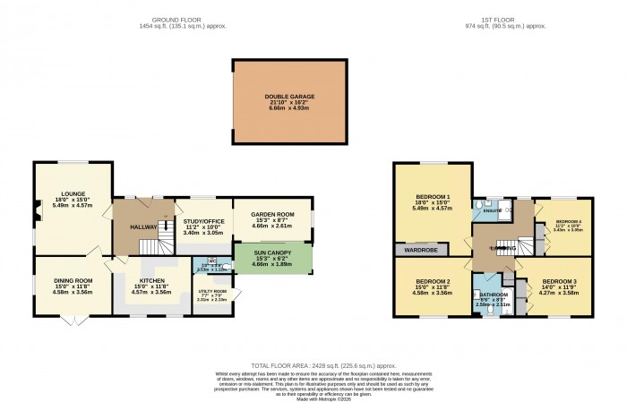 Floorplan for Manor Close, Eagle, Lincoln