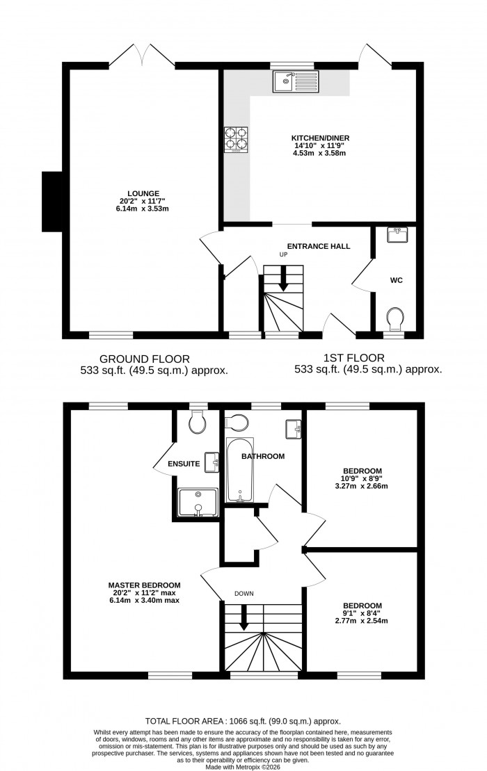 Floorplan for Newport Farm Close, North Carlton, Lincoln