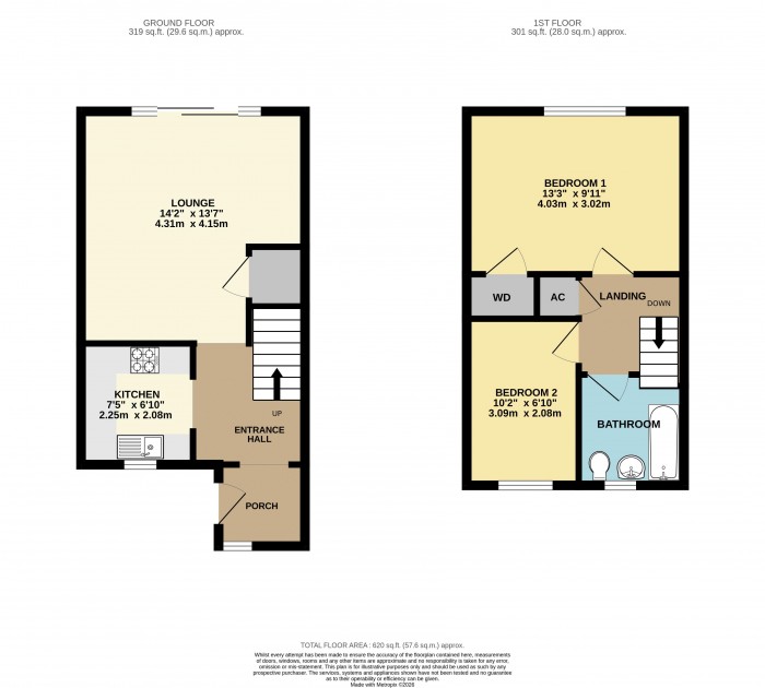 Floorplan for Foyle Close, Lincoln