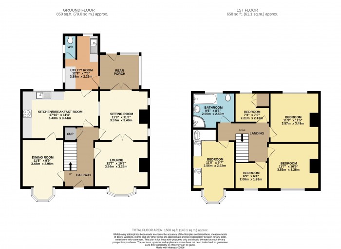 Floorplan for 28 Tee Lane, Burton Upon Stather