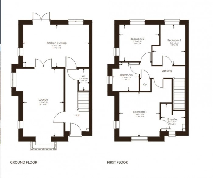 Floorplan for Plot 105, The Iolite Plus, Langton Rise, Horncastle, LN9 5FJ