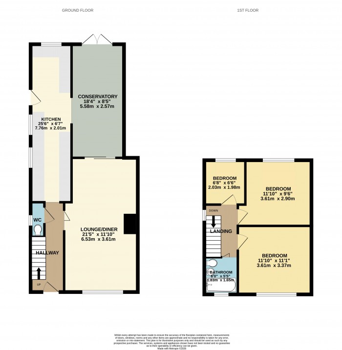 Floorplan for Collinson Avenue, Scunthorpe
