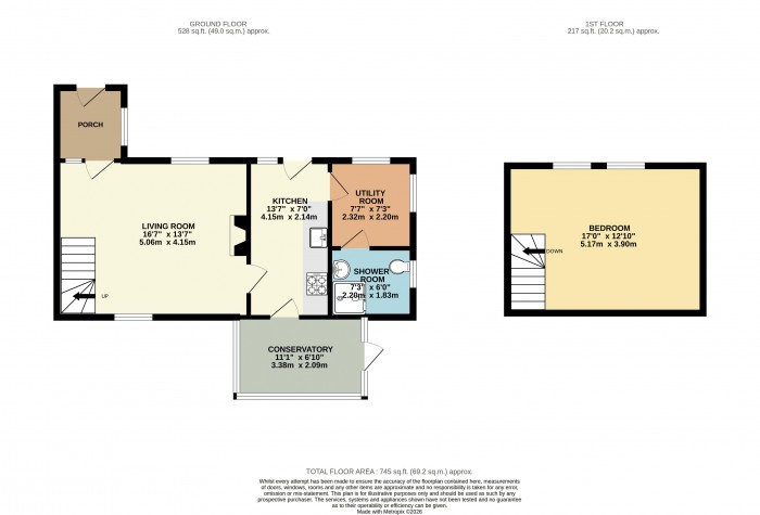 Floorplan for Lincoln Road, Metheringham, Lincoln