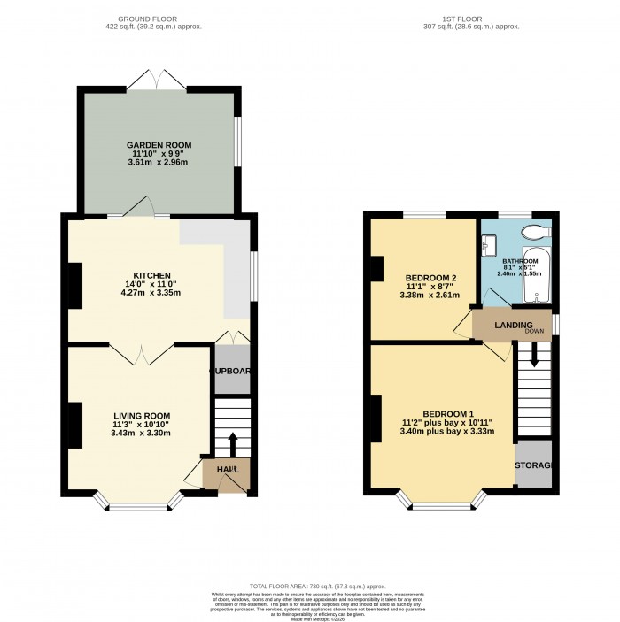 Floorplan for Clive Avenue, Lincoln