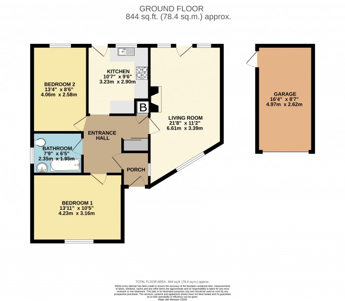 Floorplan for Hollywell Road, Lincoln
