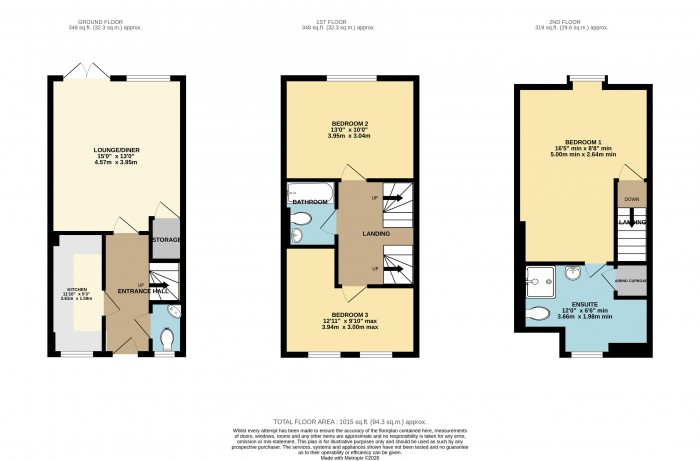 Floorplan for Allenby Close, Lincoln