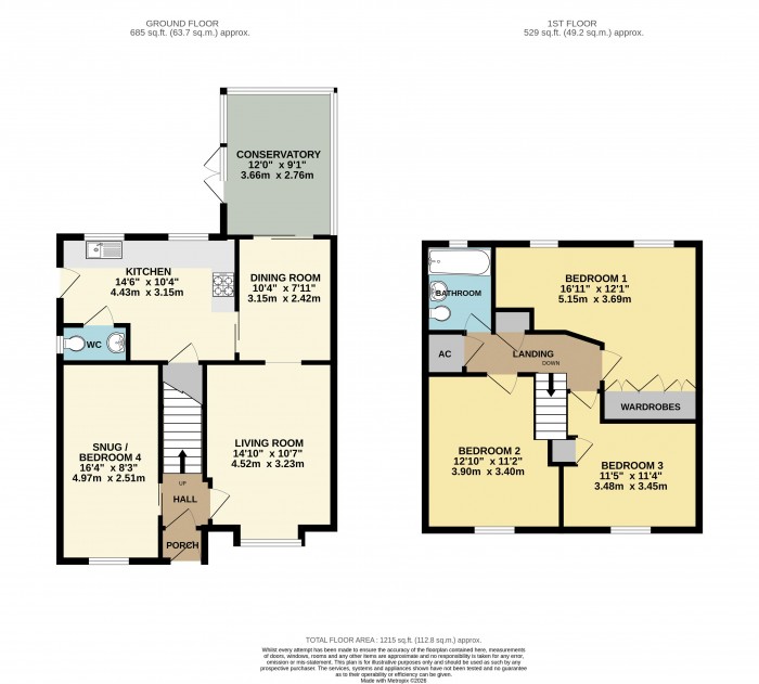 Floorplan for Old Chapel Road, Skellingthorpe, Lincoln
