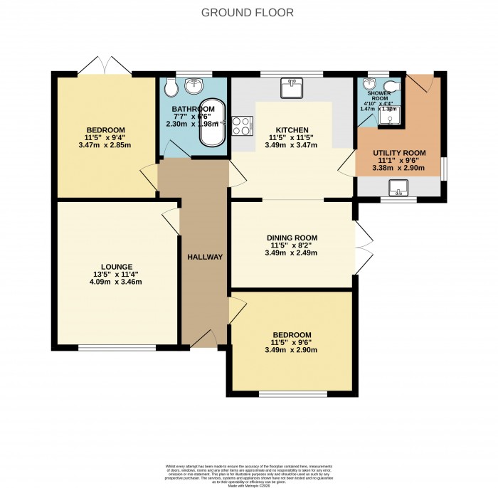 Floorplan for Holmes Lane, Winterton