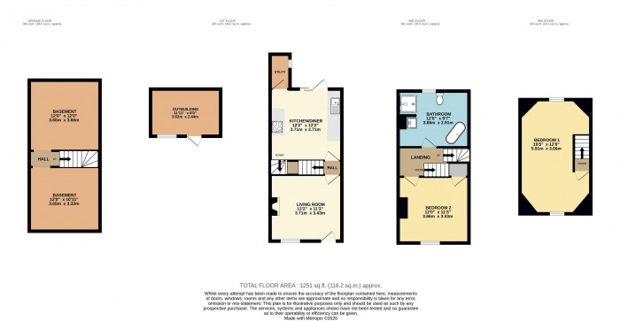 Floorplan for Hereward Street, Lincoln