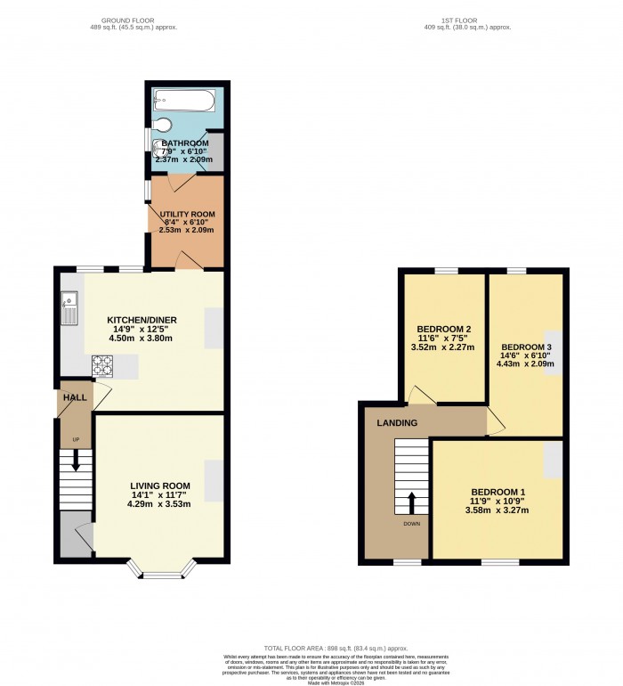 Floorplan for Cecil Street, Lincoln