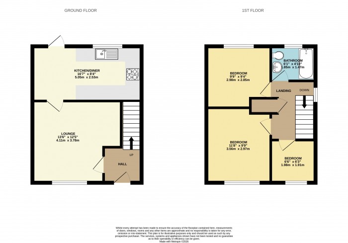 Floorplan for West View, Bottesford
