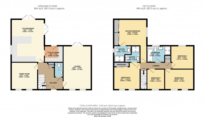 Floorplan for The Croft, Honeyholes Lane, Dunholme, Lincoln