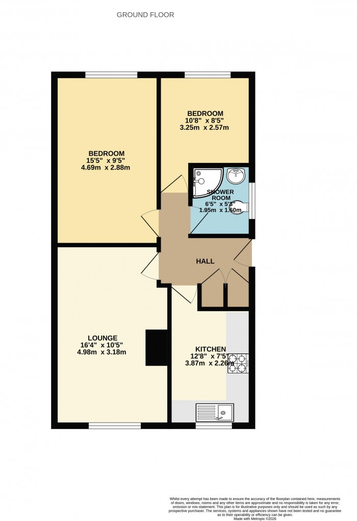 Floorplan for Witham Drive, Burton Upon Stather