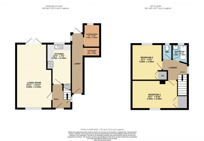 Floorplan for Laughton Way, Lincoln