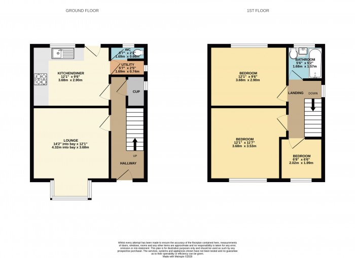 Floorplan for Lodge Road, Scunthorpe