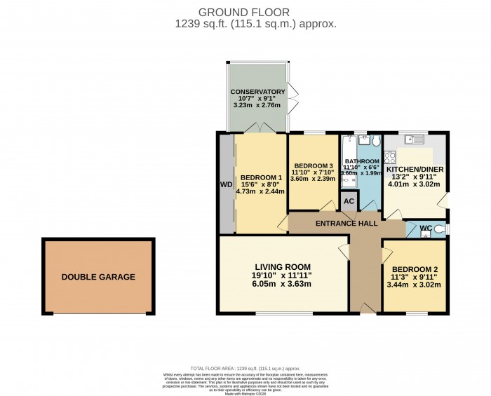 Floorplan for Pelham Close, Sudbrooke, Lincoln