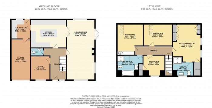 Floorplan for Beck Street, Digby, Lincoln