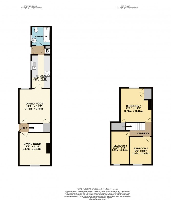 Floorplan for Allison Street, Lincoln