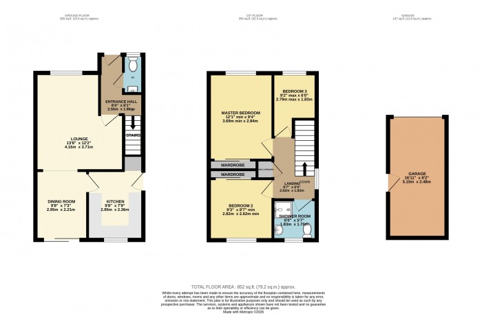 Floorplan for Cornflower Way, North Hykeham, Lincoln