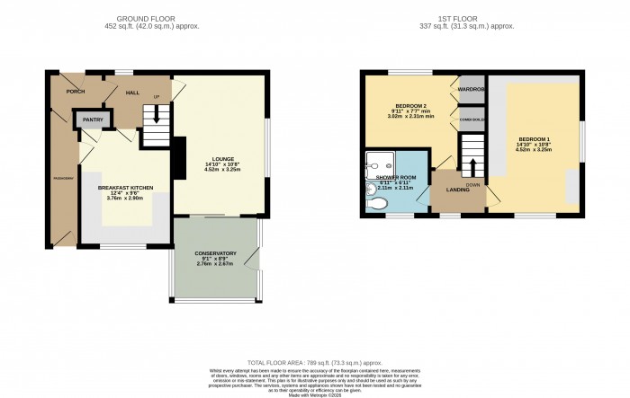 Floorplan for Minting Close, Lincoln