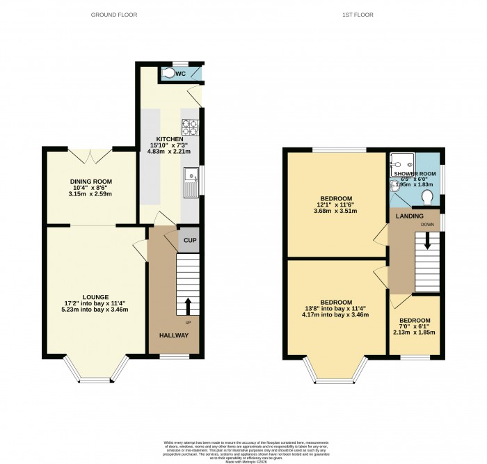 Floorplan for Mirfield Road, Scunthorpe