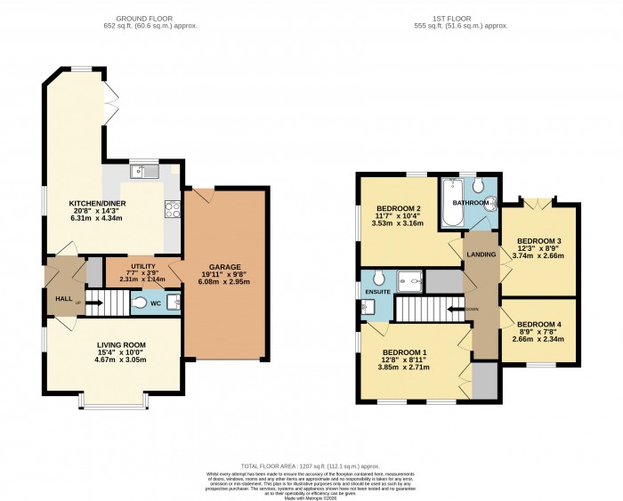 Floorplan for Kingsdown Road, Lincoln
