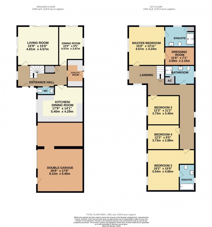 Floorplan for Hales Barn, Church Lane, Navenby