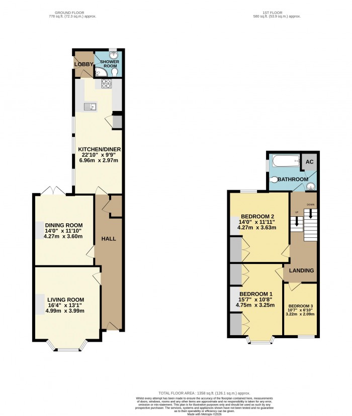 Floorplan for Monks Road, Lincoln