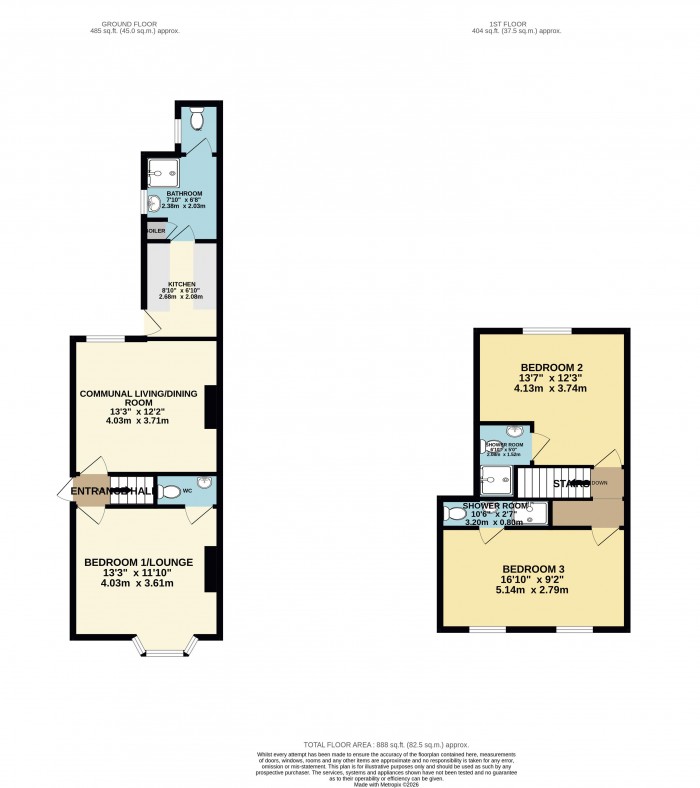 Floorplan for Newland Street West, Lincoln