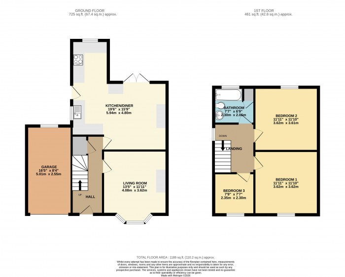 Floorplan for Lincoln Road, North Hykeham, Lincoln
