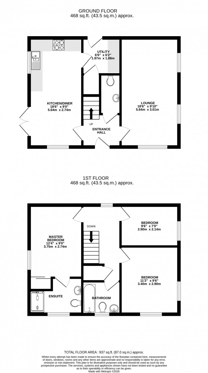 Floorplan for Chantry Park, Market Rasen