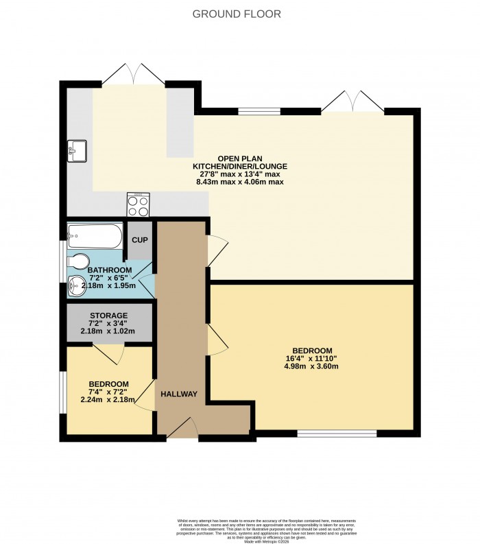 Floorplan for Norfolk Avenue, Burton Upon Stather