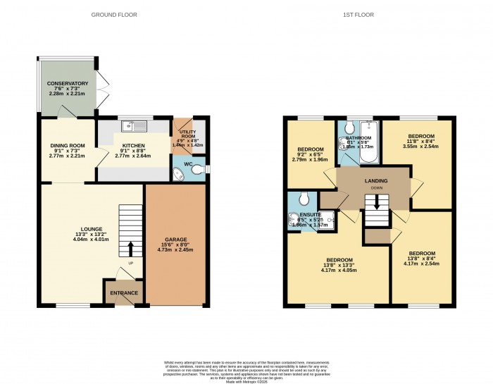 Floorplan for Kingfisher Way, Scunthorpe