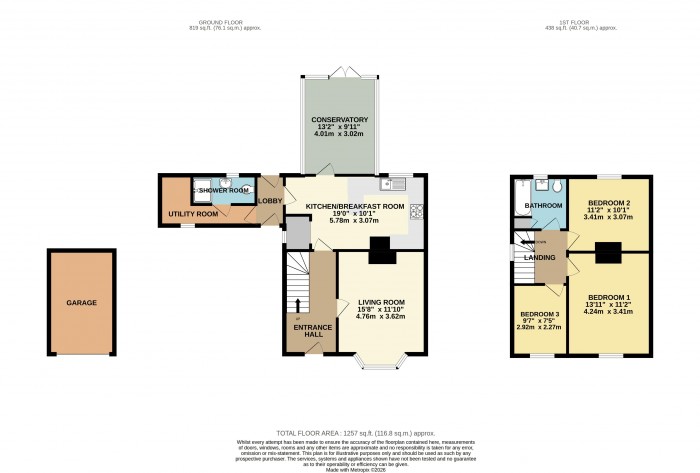Floorplan for Princes Street, Metheringham, Lincoln